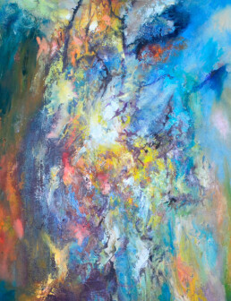 ZAO WOU KI CANVAS OIL PAINTING