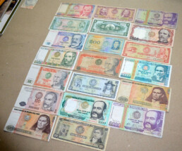 LOTE BILLETES ANTIGUOS PERU