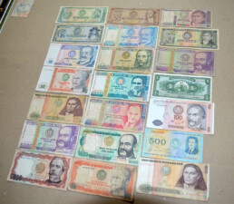LOTE BILLETES ANTIGUOS PERU