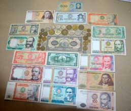LOTE BILLETES ANTIGUOS PERU