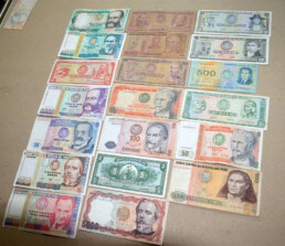 LOTE BILLETES ANTIGUOS PERU