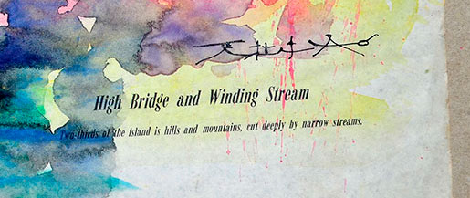 ZAO WOU KI WATERCOLOR