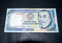 BILLETE 10000 DIEZ MIL SOLES DE ORO PERU