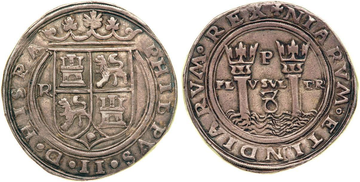 8 REALES DE PLATA 1568 PERÚ